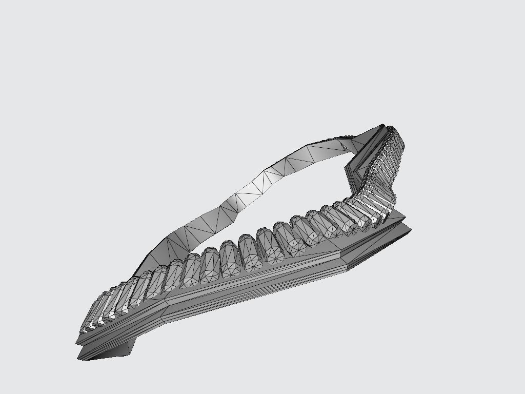 Bullet Band Low-poly 3D model_11