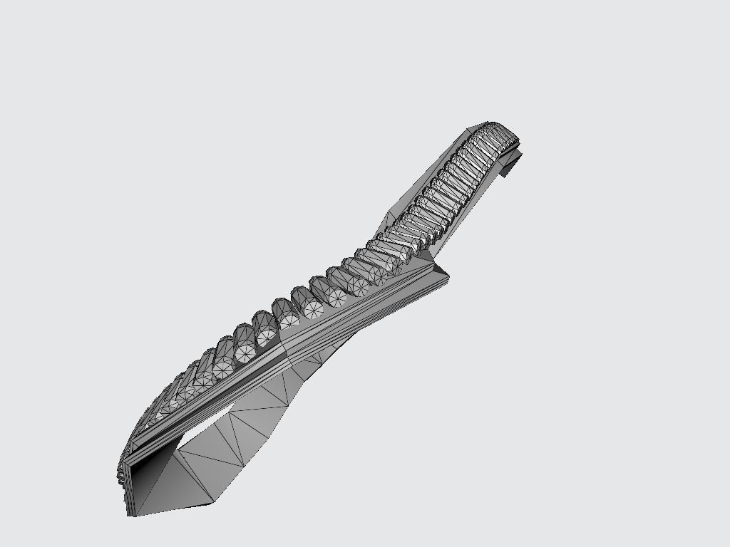 Bullet Band Low-poly 3D model_15