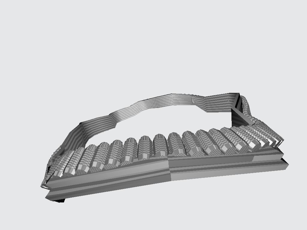 Bullet Band Low-poly 3D model_22