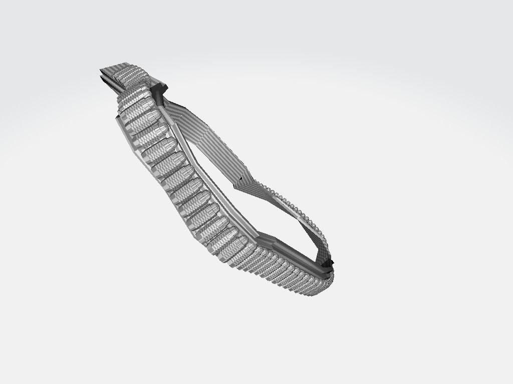 Bullet Band Low-poly 3D model_20