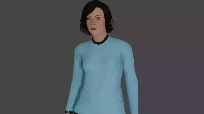 Rigged Female Character 24