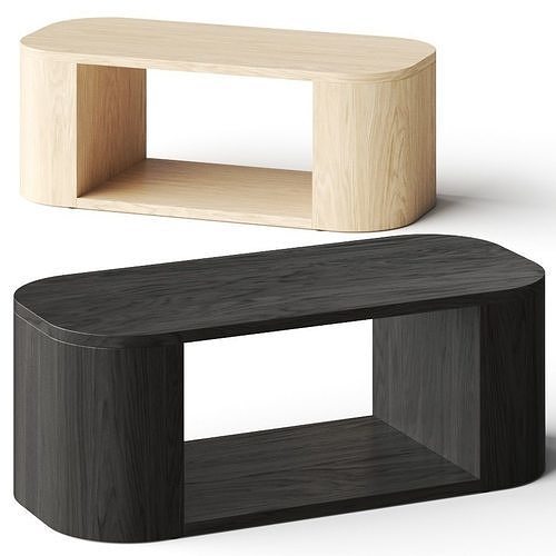 Lulu and Georgia Luna Oval Coffee Table 3D model