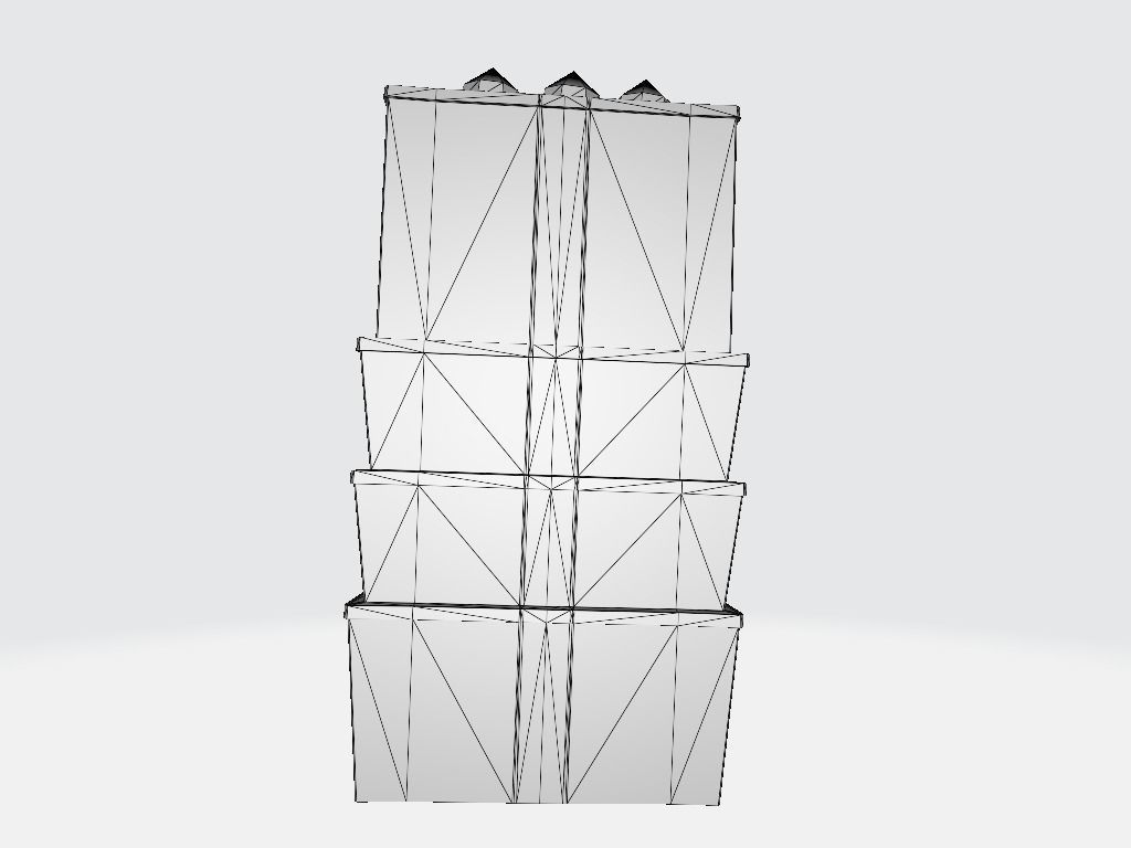 Bullet Bin Low-poly 3D model_15