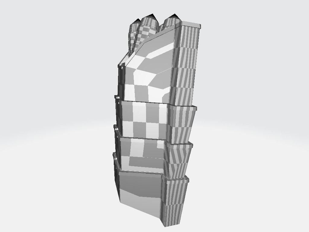 Bullet Bin Low-poly 3D model_27
