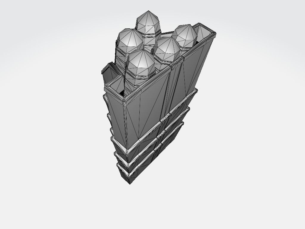 Bullet Bin Low-poly 3D model_12