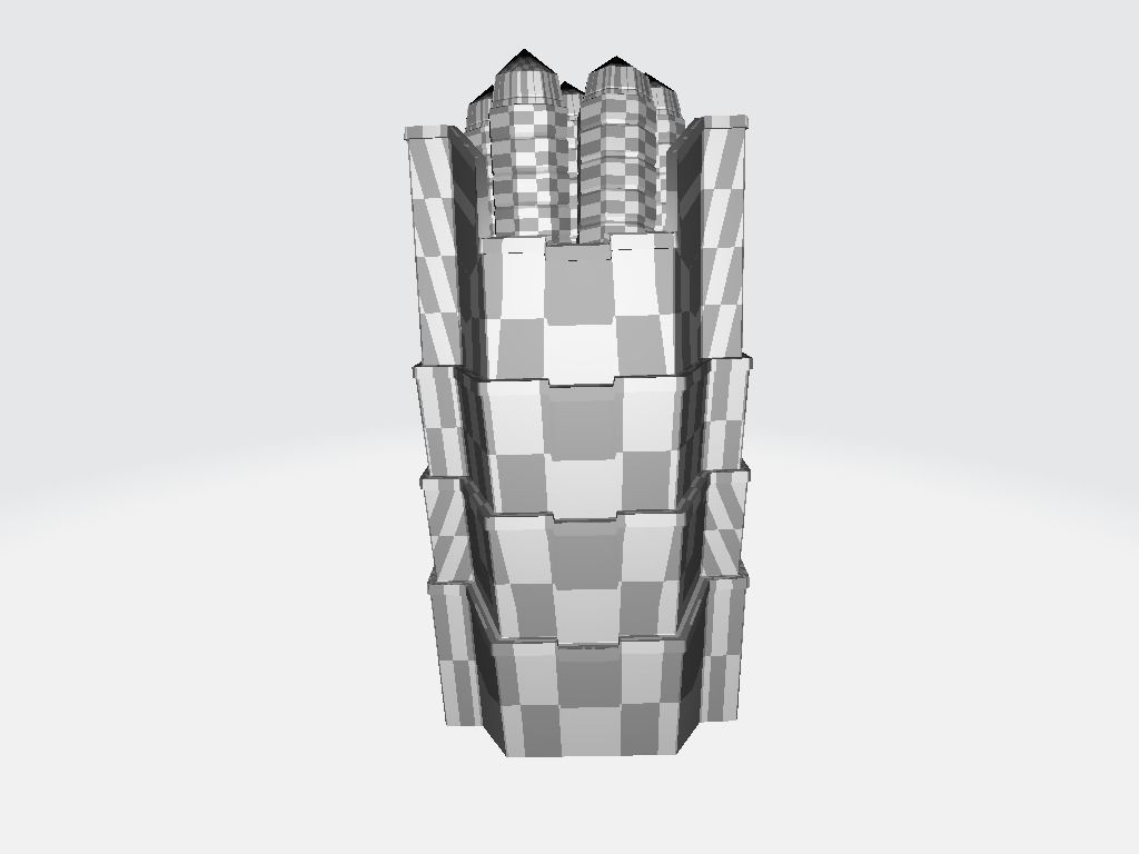Bullet Bin Low-poly 3D model_26