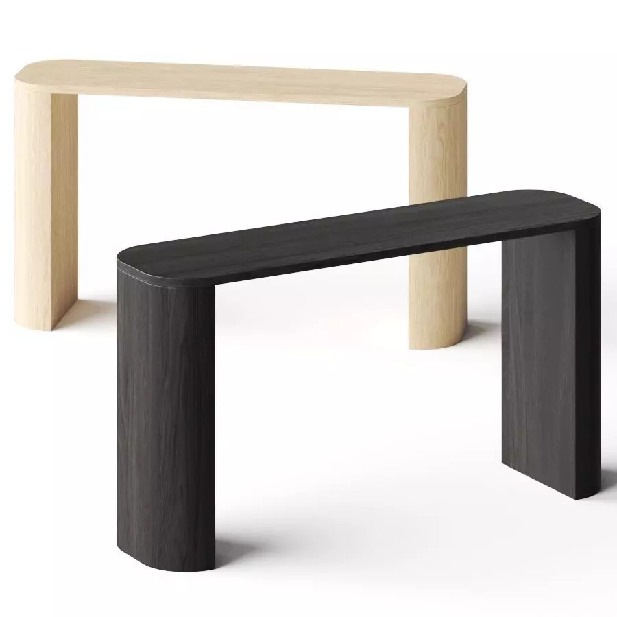 Lulu and Georgia Luna Console Table 3D model_0