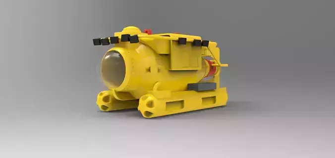 Research submarine 3D print model