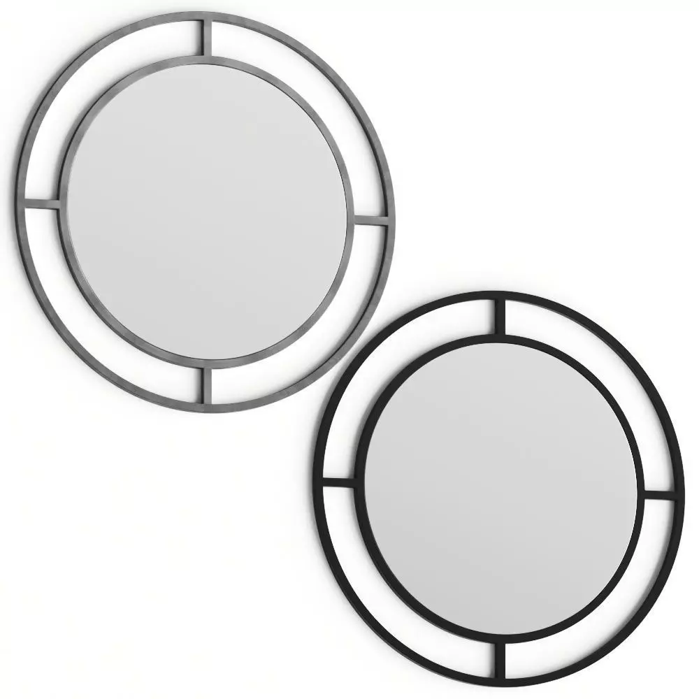 Lulu and Georgia Silas Round Mirror 3D model_0
