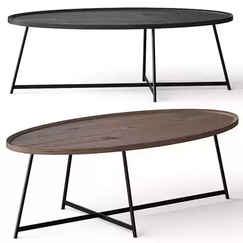 Lulu and Georgia Gweneth Oval Coffee Table