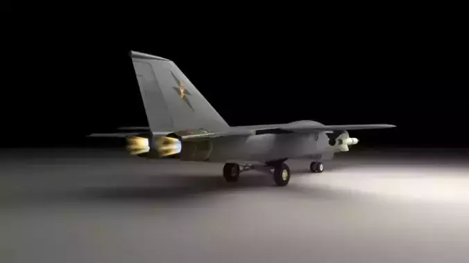 F111 Jet Fighter 3D model