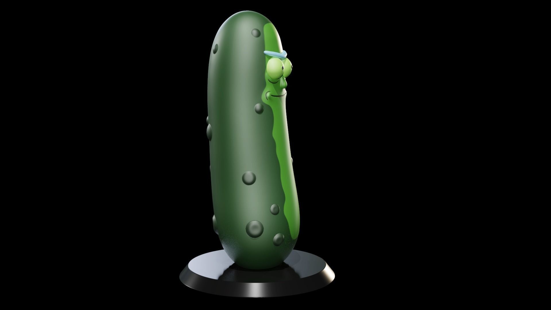 Pickle Rick V1 3D print model_3