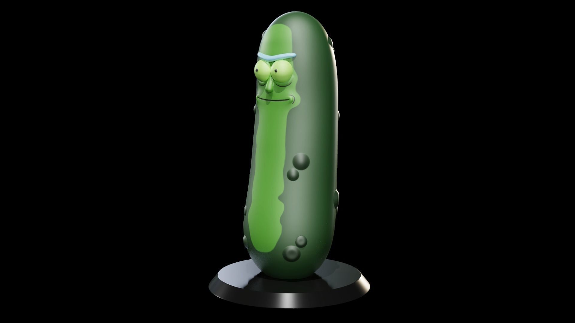Pickle Rick V1 3D print model_11