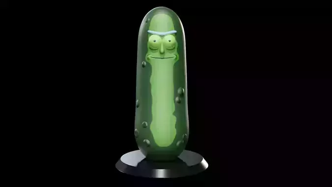 Pickle Rick V1 3D print model