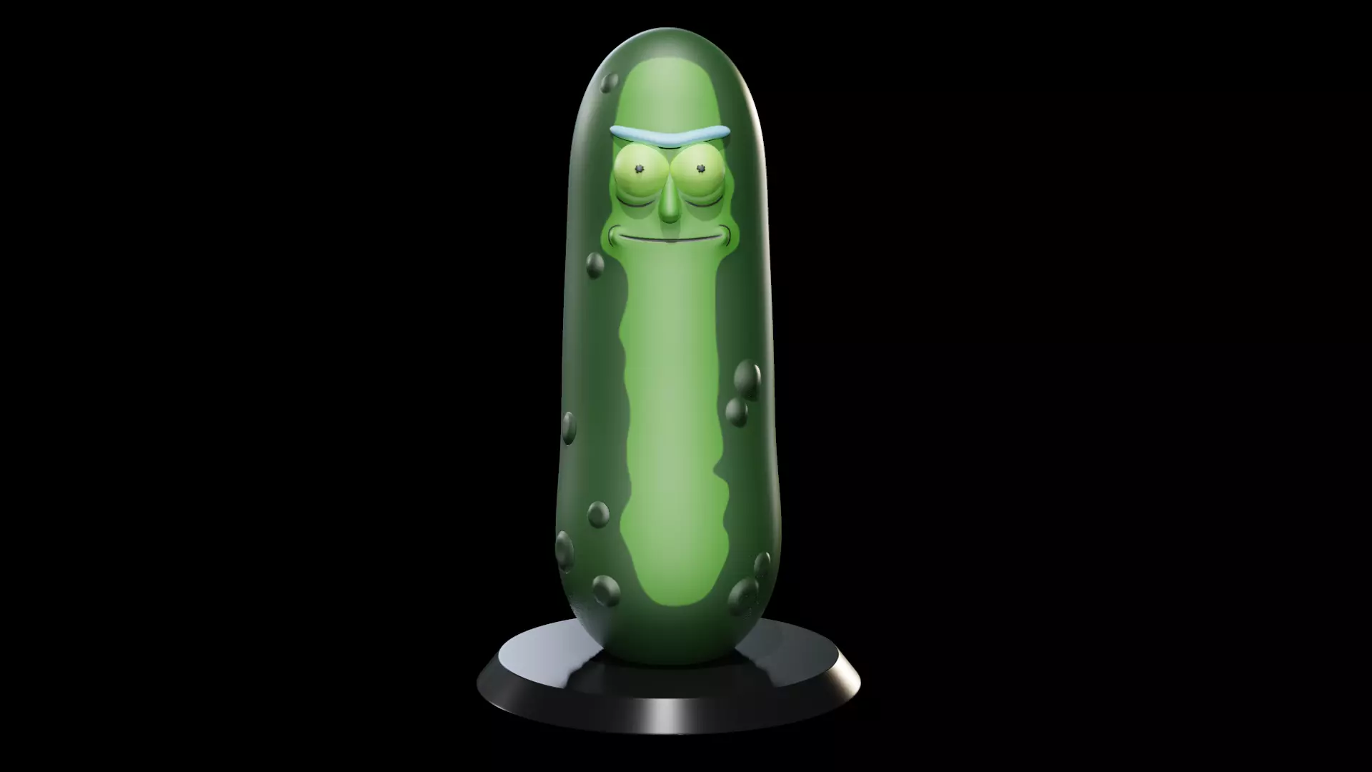 Pickle Rick V1 3D print model_0