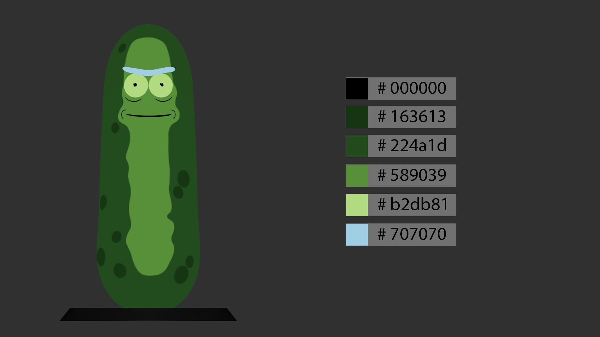 Pickle Rick V1 3D print model_13
