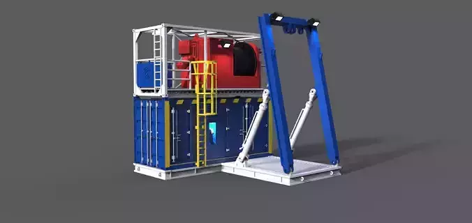 ROV UNIT Container LARS 3D print model
