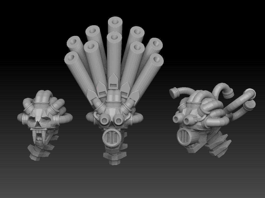 Skulls Megapack ROYALTY FREE VERSION 3D print model_21