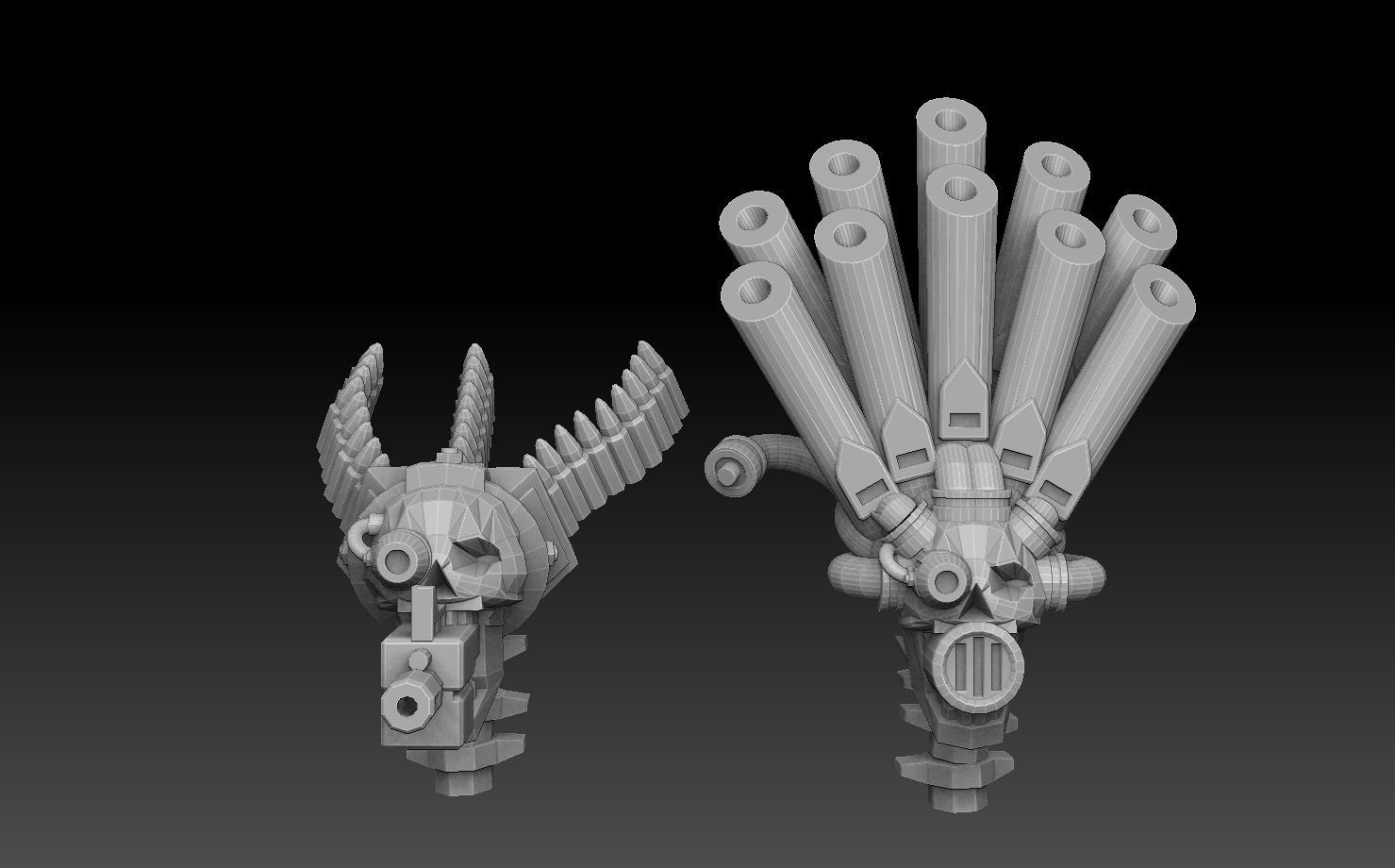 Skulls Megapack ROYALTY FREE VERSION 3D print model_11