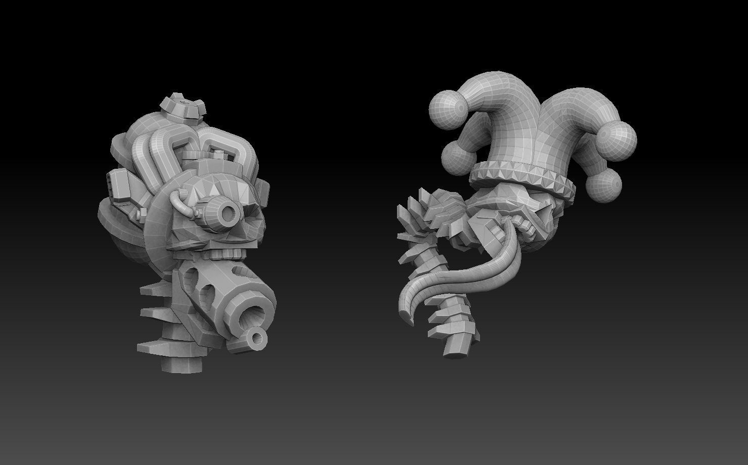 Skulls Megapack ROYALTY FREE VERSION 3D print model_13