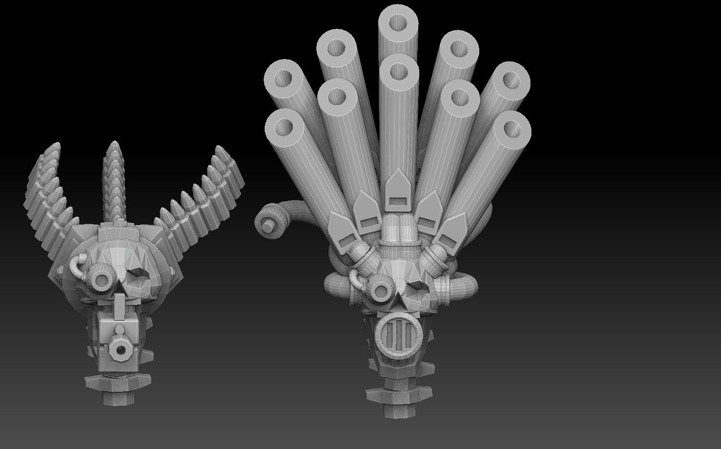 Skulls Megapack ROYALTY FREE VERSION 3D print model_9