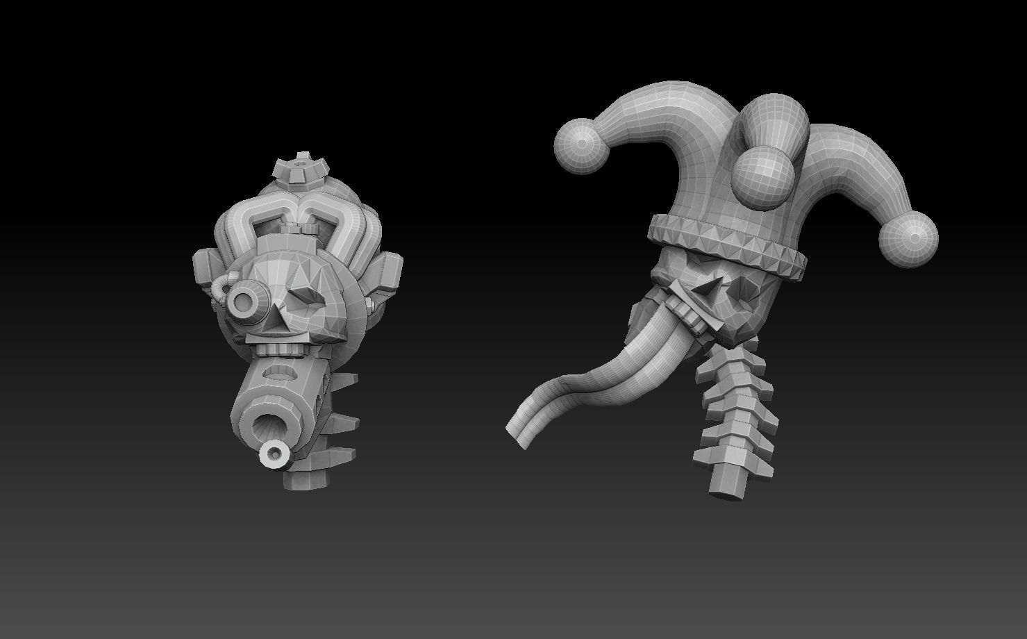 Skulls Megapack ROYALTY FREE VERSION 3D print model_8