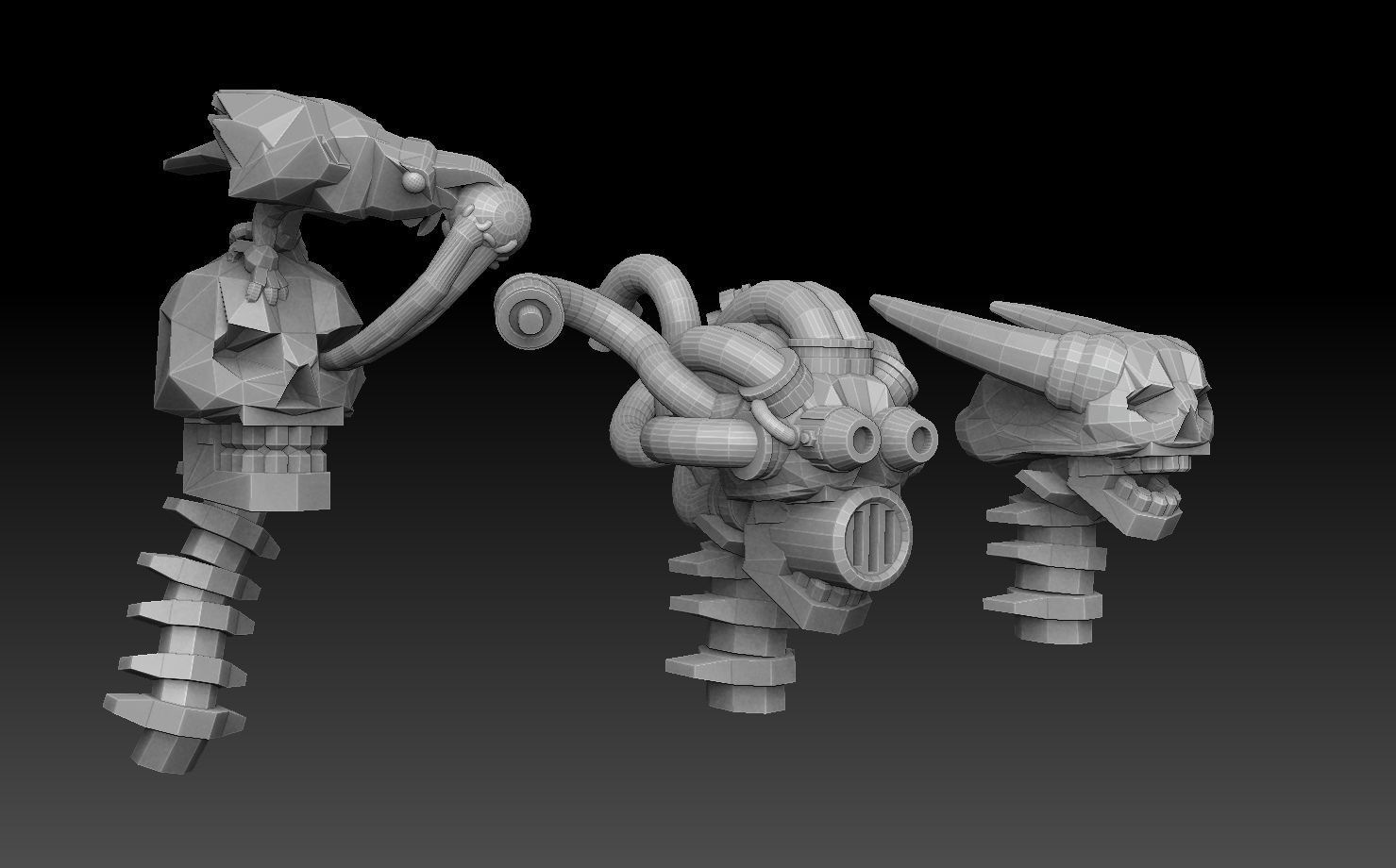 Skulls Megapack ROYALTY FREE VERSION 3D print model_4