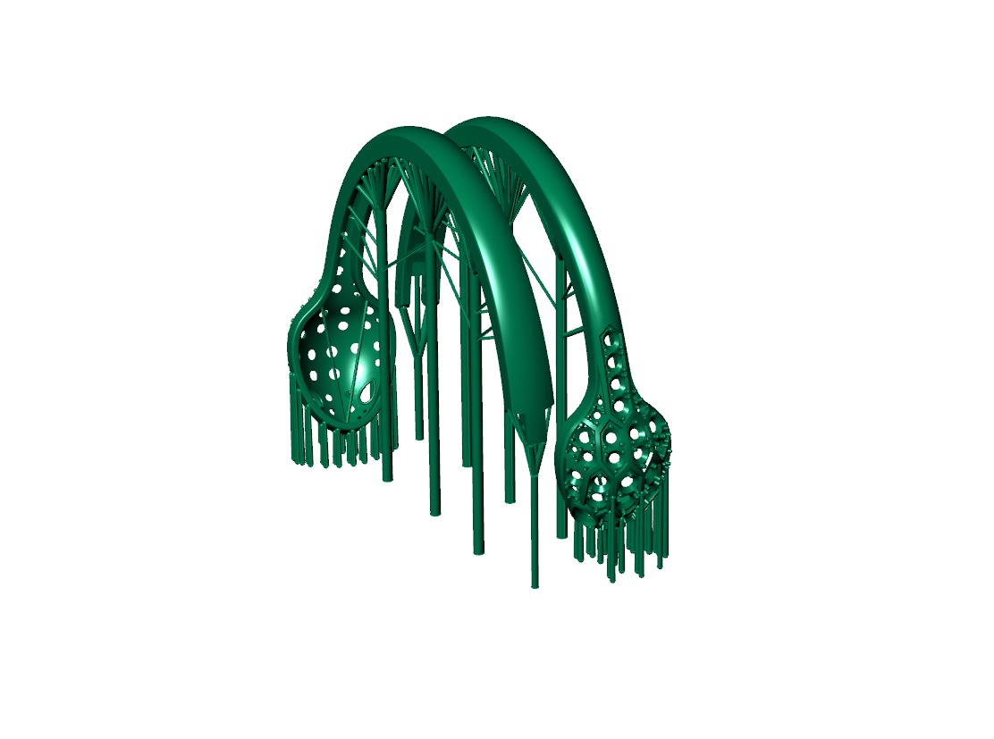 Bracelet Snake 3D print model_7