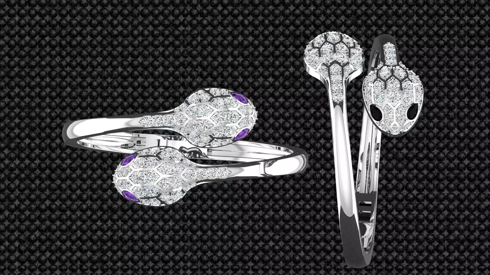 Bracelet Snake 3D print model_0