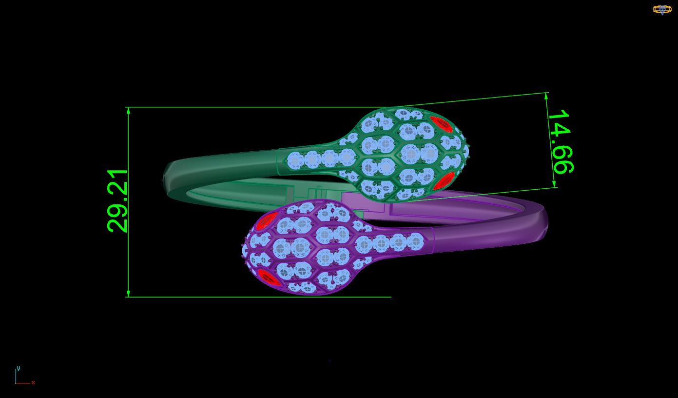 Bracelet Snake 3D print model_8