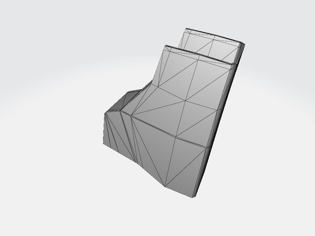 Gun Holster Low-poly 3D model_11