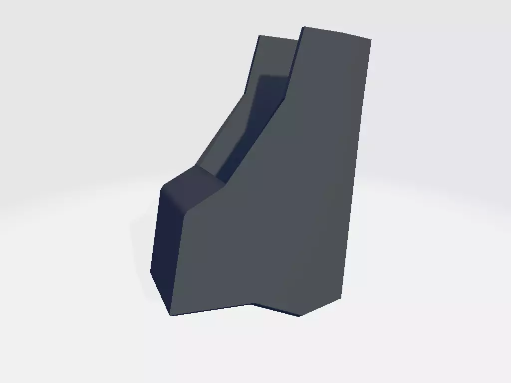 Gun Holster Low-poly 3D model_0