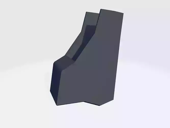 Gun Holster Low-poly 3D model
