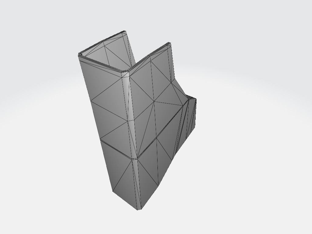 Gun Holster Low-poly 3D model_10