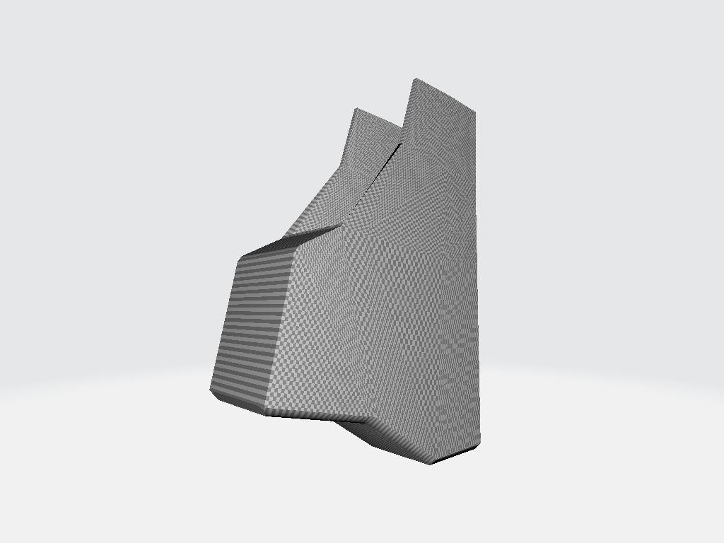 Gun Holster Low-poly 3D model_17