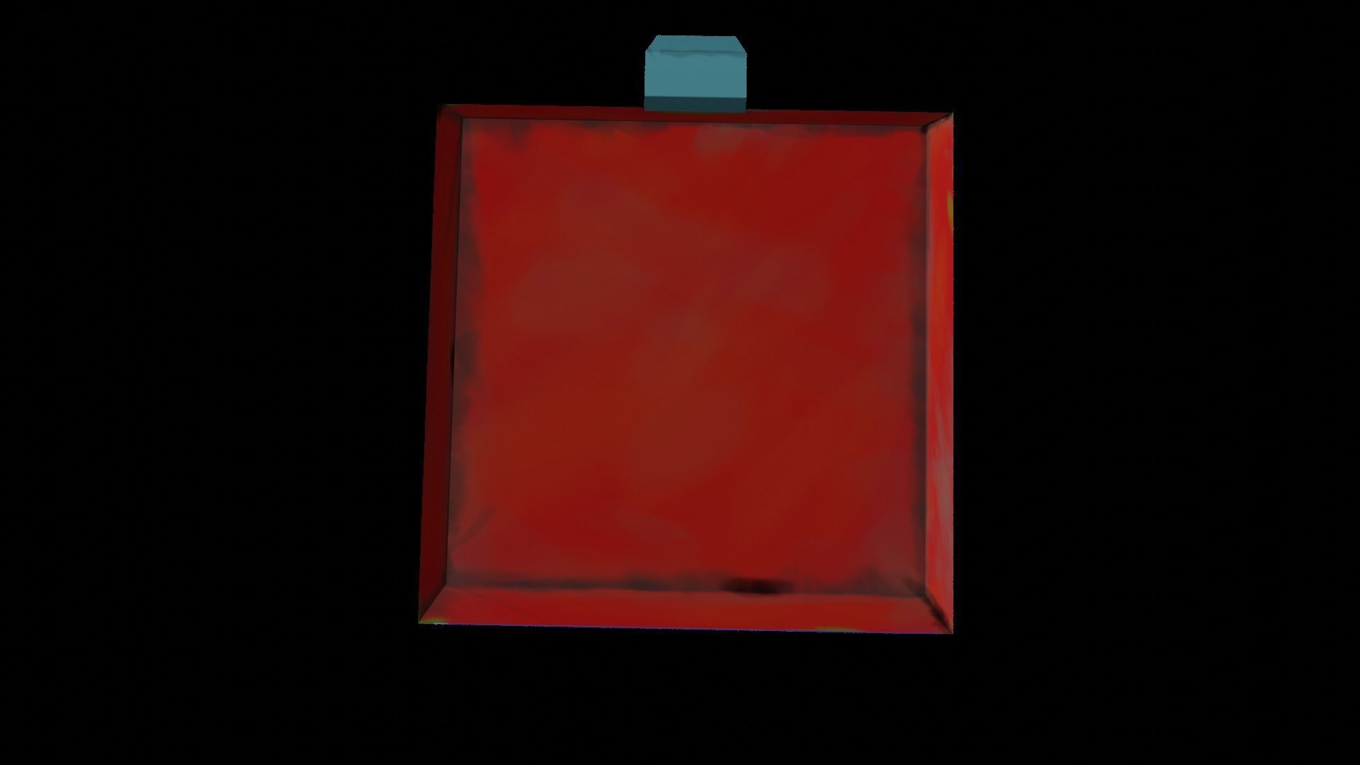  Chest in 3d low poly Low-poly 3D model_3