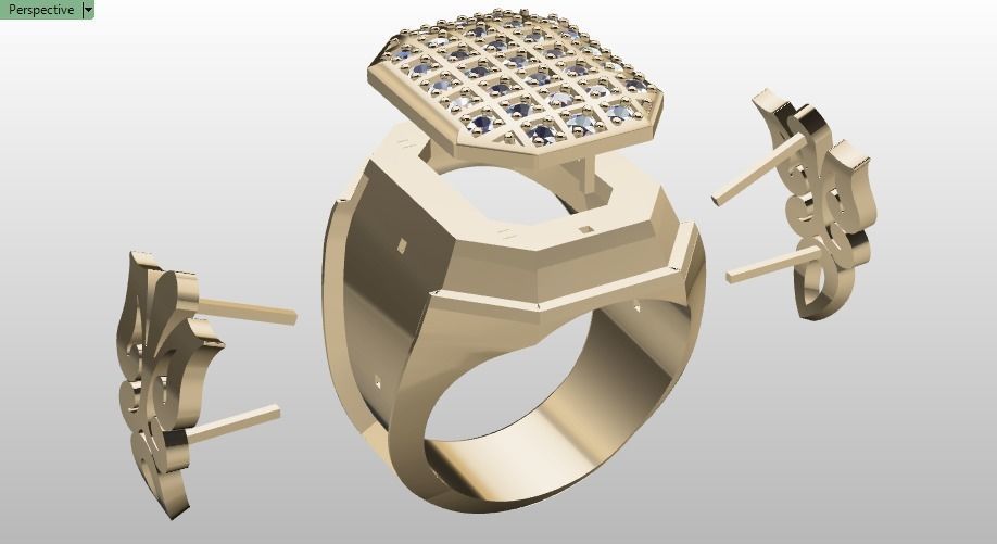 signet ring for men 3D print model_16