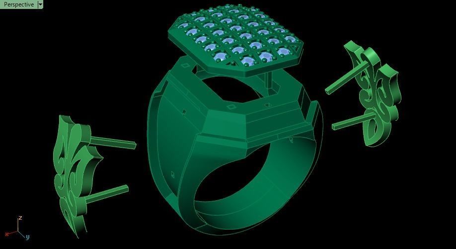 signet ring for men 3D print model_15