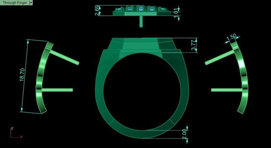 signet ring for men 3D print model_9