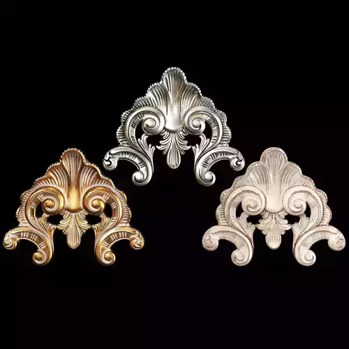 Classic carved 098 3D model