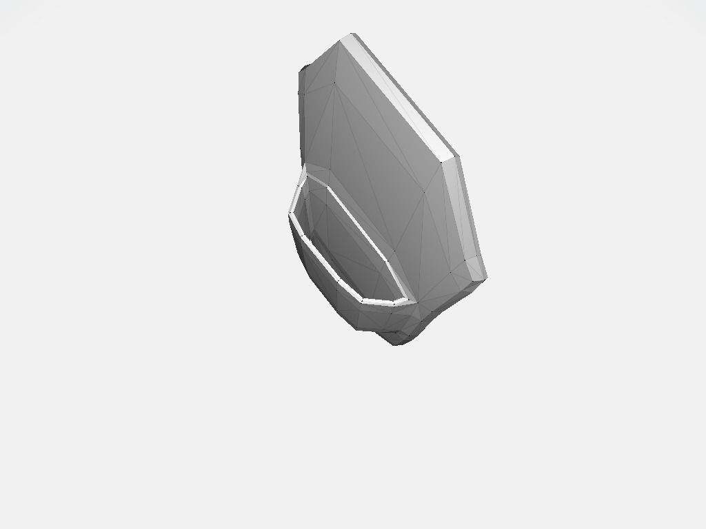 Belt Knife Holder Low-poly 3D model_13