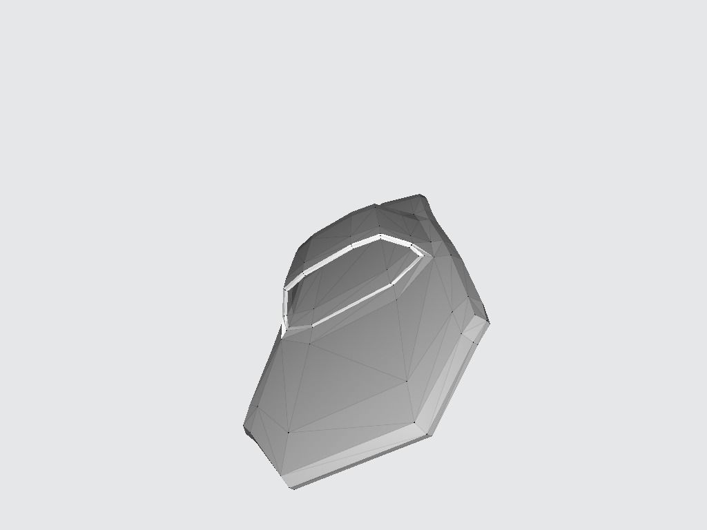 Belt Knife Holder Low-poly 3D model_12