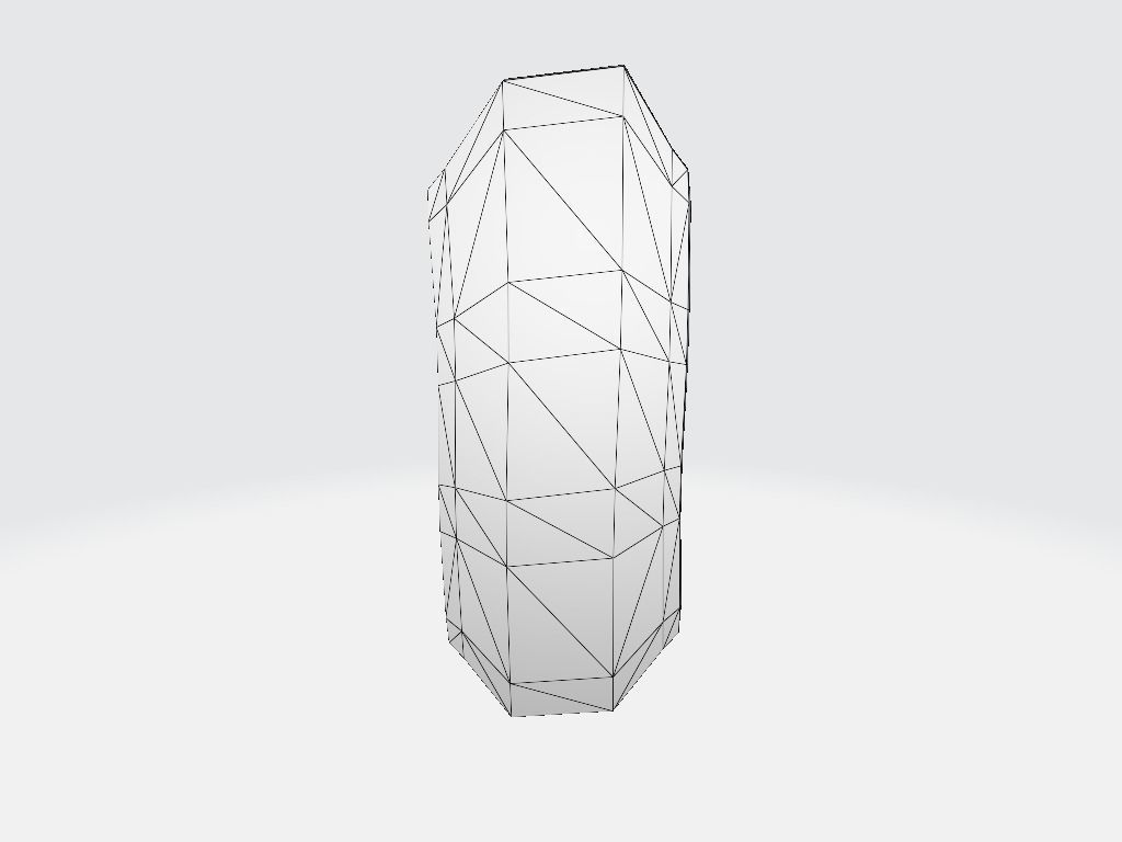 Belt Knife Holder Low-poly 3D model_10