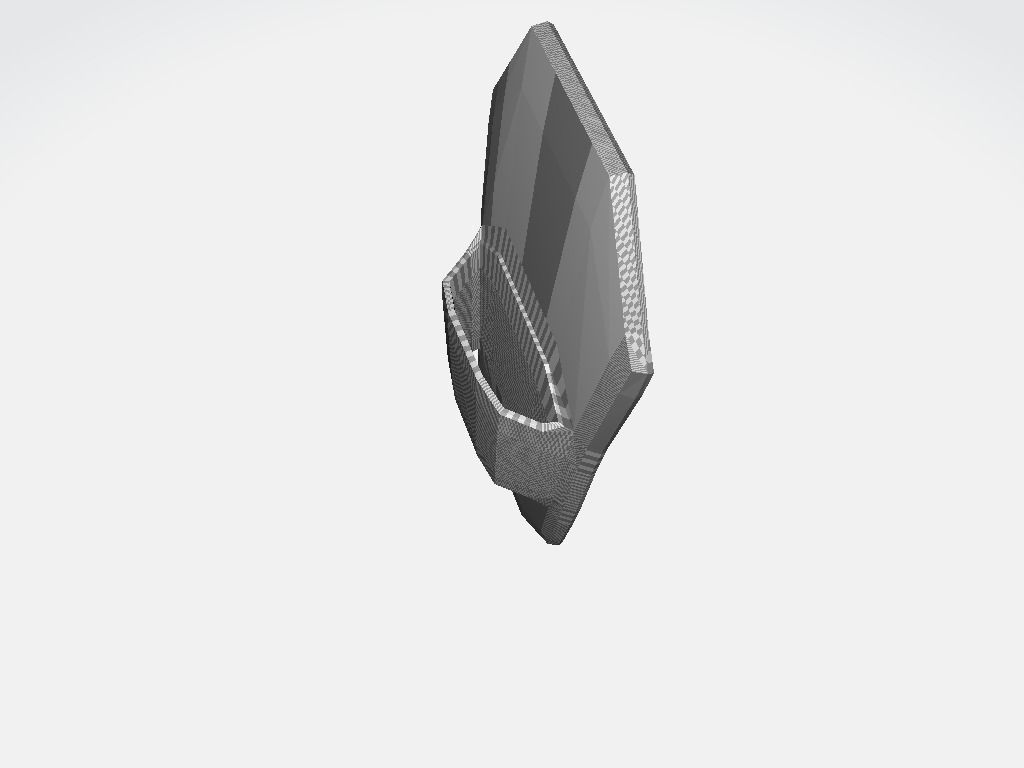Belt Knife Holder Low-poly 3D model_16