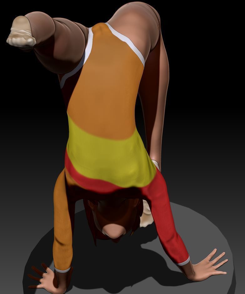 GRS-souplesse acrobatic gymnast 3D model_4