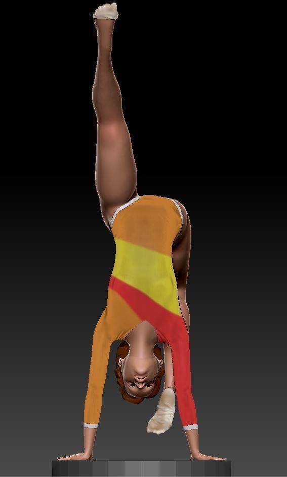 GRS-souplesse acrobatic gymnast 3D model_3