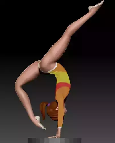 GRS-souplesse acrobatic gymnast 3D model