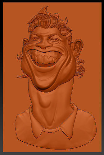 CR7 Ronaldo caricatures 3D Model for 3DPrint  Free 3D print model