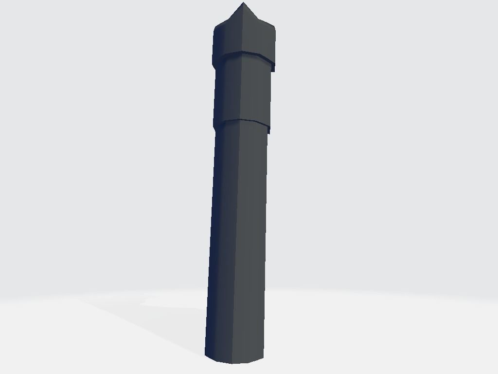 Pistol - Gun Low-poly 3D model_4