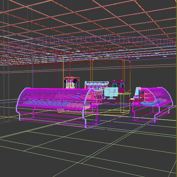 Coffee Stand - Kiosk 3D model_8